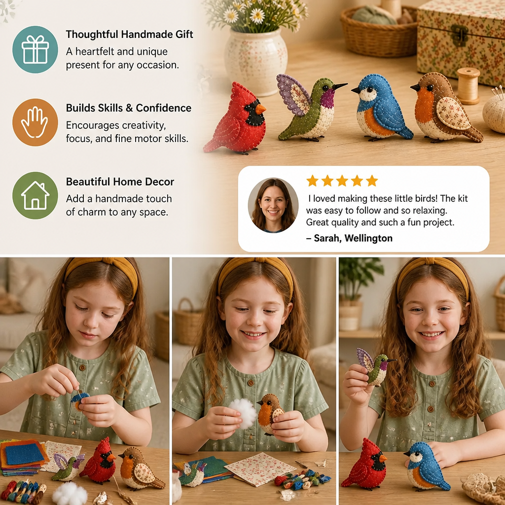 DIY Plush Sewing Kit – Make Your Own Cute Character