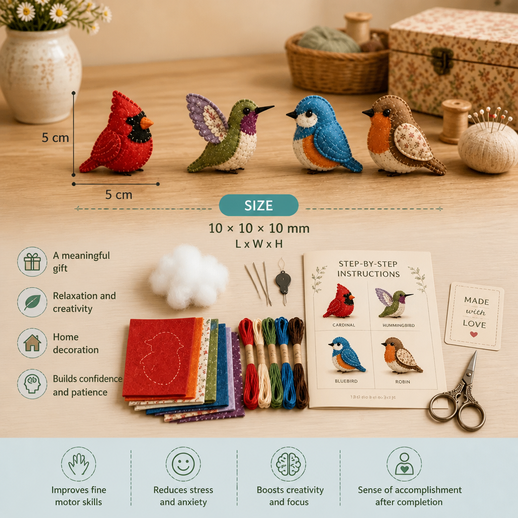 DIY Plush Sewing Kit – Make Your Own Cute Character