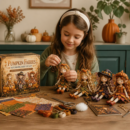 Fairy DIY Sewing Kit for Kids – Make Enchanting Fairy Dolls with Fabric, Accessories & Instructions