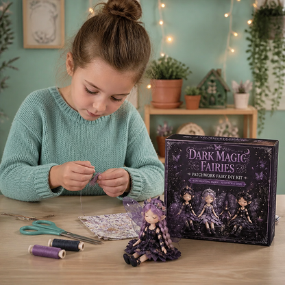 Fairy DIY Sewing Kit for Kids – Make Enchanting Fairy Dolls with Fabric, Accessories & Instructions