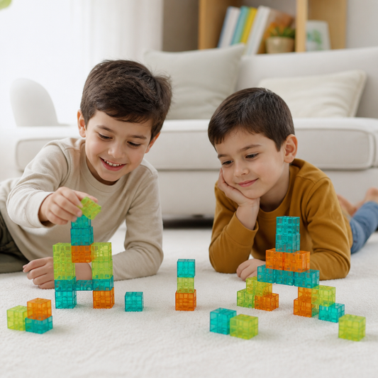 Montessori Cube Building Block Set for Kids
