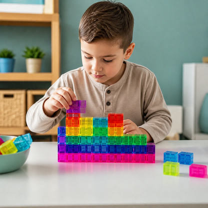 Montessori Cube Building Block Set for Kids