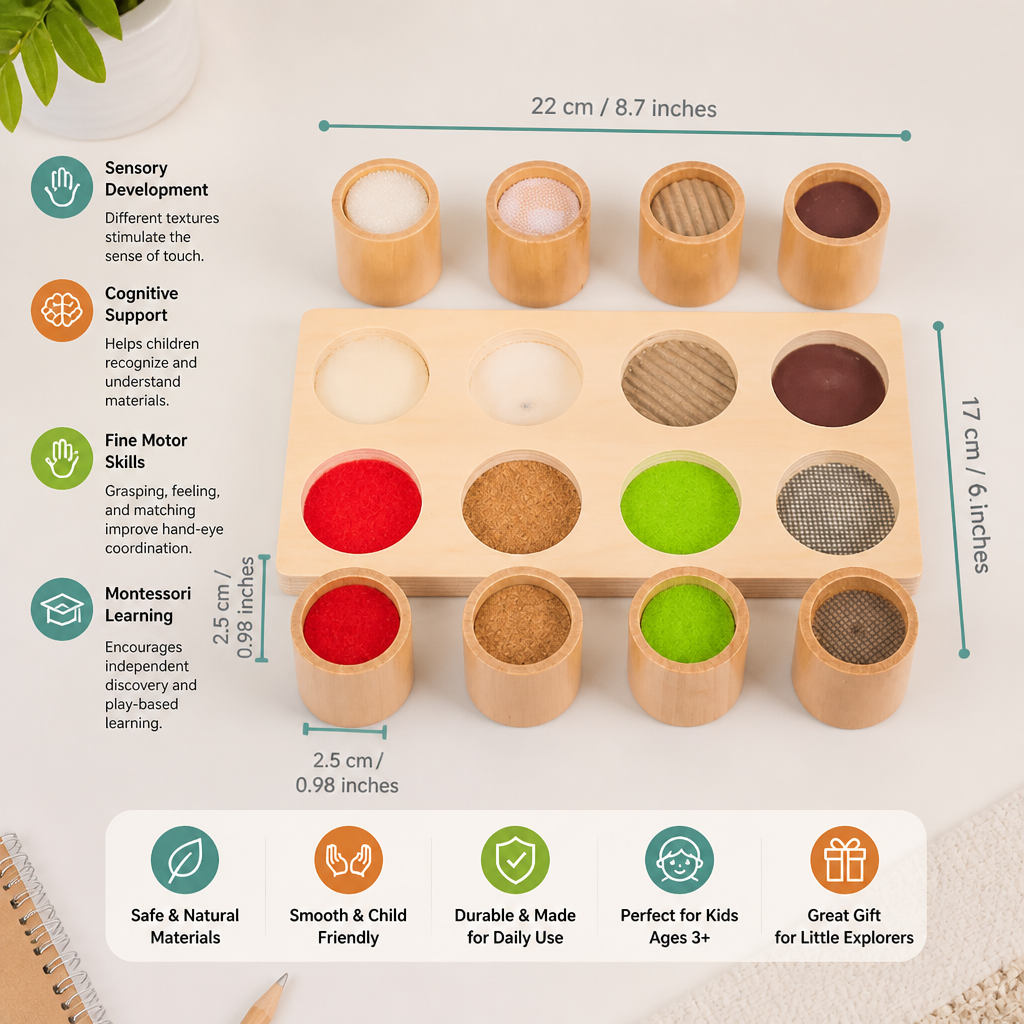 Montessori Touch-and-Feel Game – Sensory Learning Toy