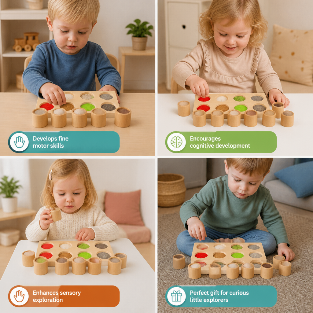 Montessori Touch-and-Feel Game – Sensory Learning Toy