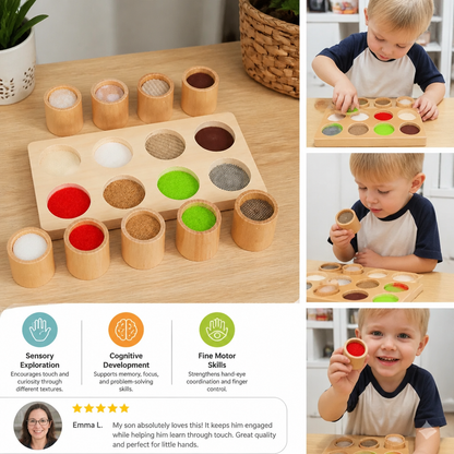Montessori Touch-and-Feel Game – Sensory Learning Toy