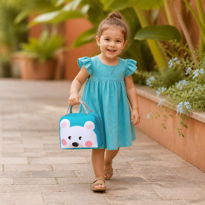 Cartoon Animal Insulated Lunch Bag for Kids