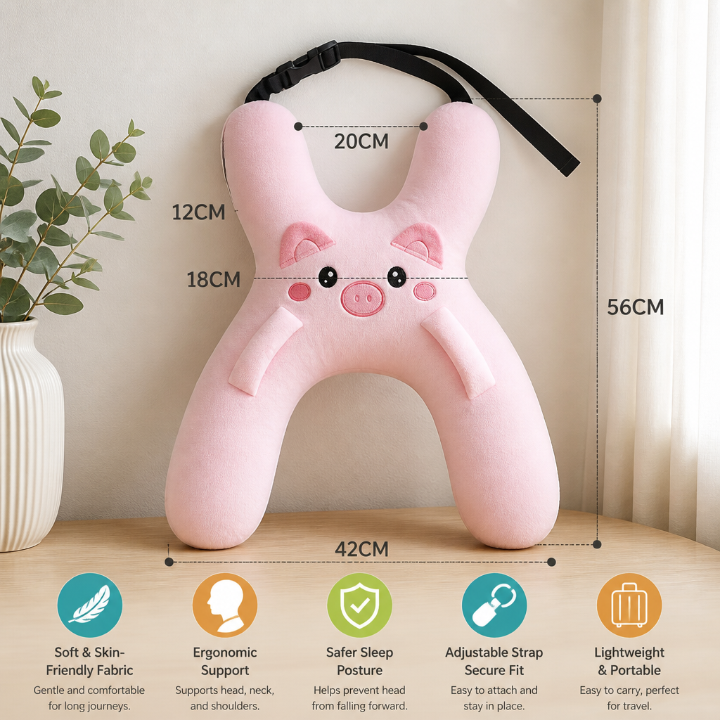 Kids Travel Sleep Support Pillow