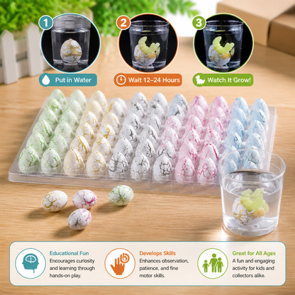 Hatching Dinosaur Egg Kit – Grow-in-Water Dino Eggs with Surprise Toys