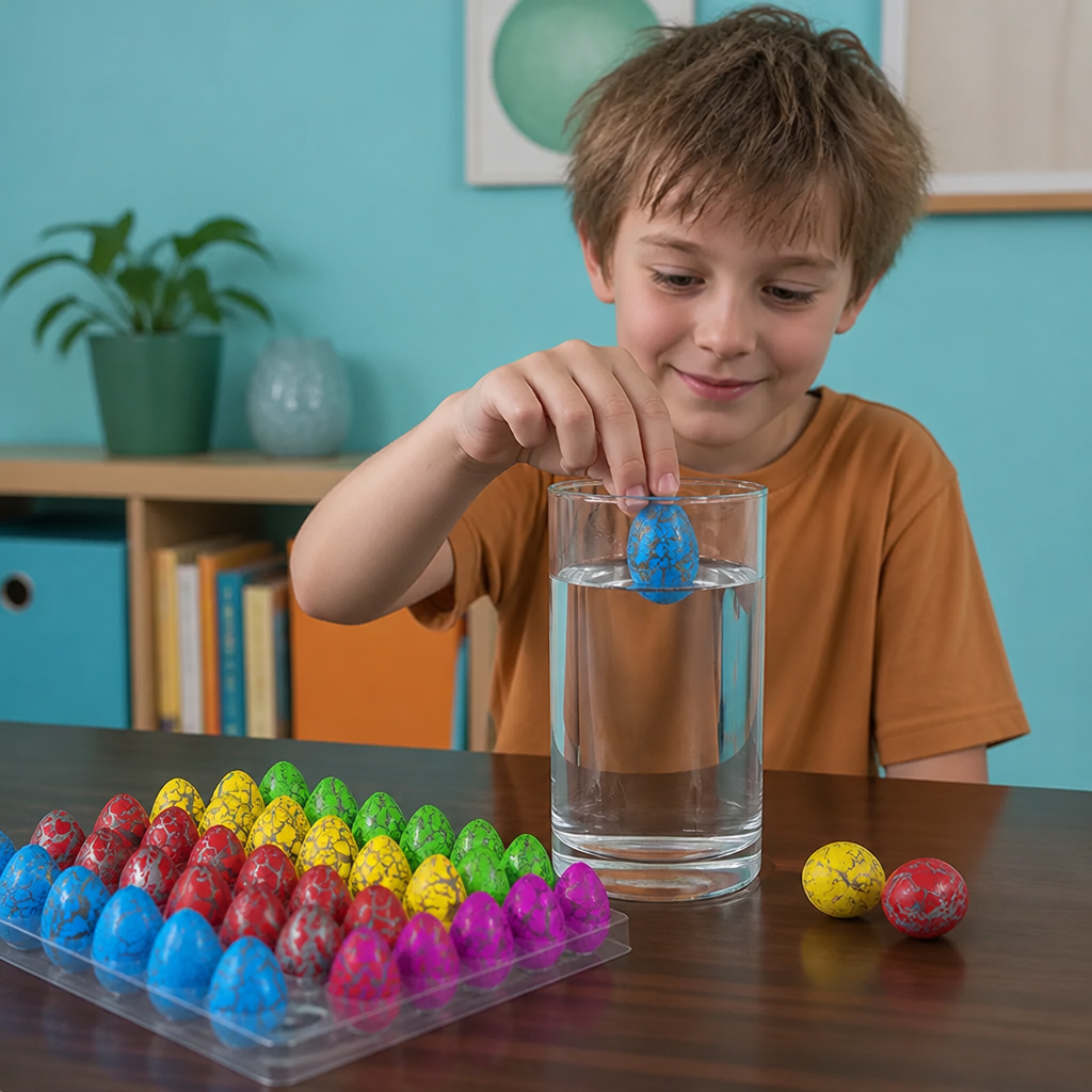 Hatching Dinosaur Egg Kit – Grow-in-Water Dino Eggs with Surprise Toys