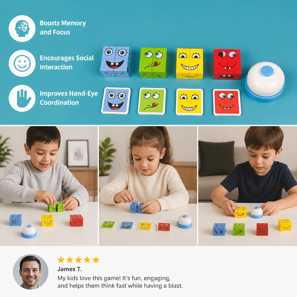 FaceCube - Family Game Set