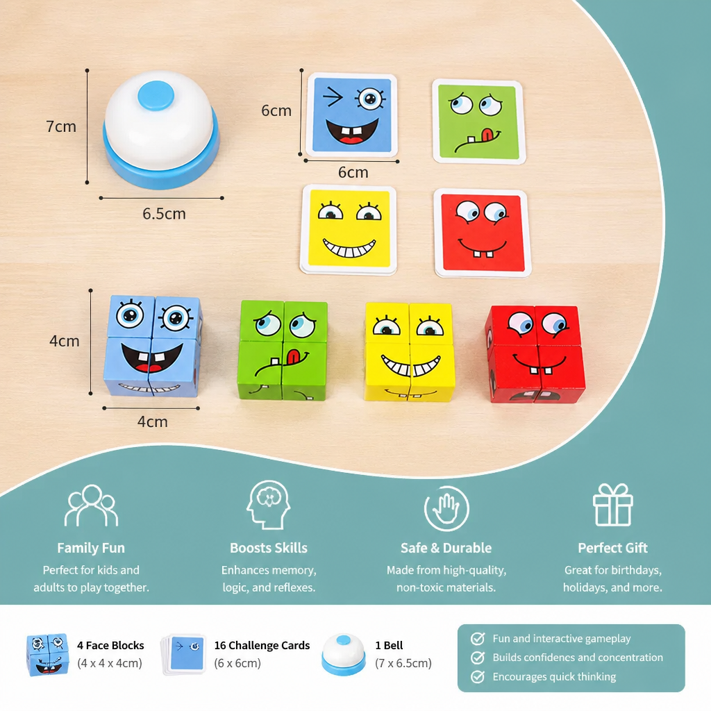 FaceCube - Family Game Set