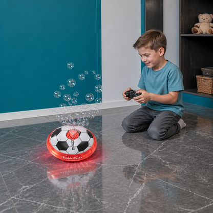 Remote Control Soccer Bubble Ball with Lights & Music