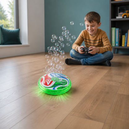 Remote Control Soccer Bubble Ball with Lights & Music
