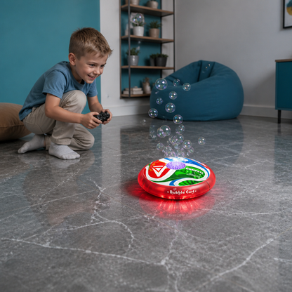Remote Control Soccer Bubble Ball with Lights & Music