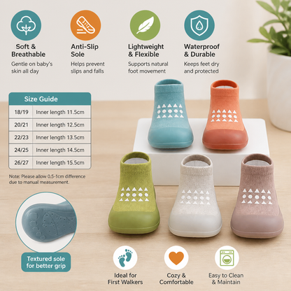 Baby Sock Shoes – Lightweight & Breathable First Walking Shoes