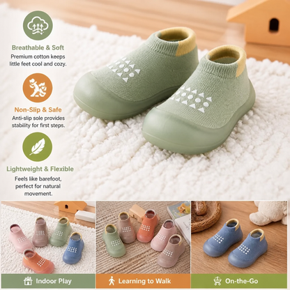 Baby Sock Shoes – Lightweight & Breathable First Walking Shoes