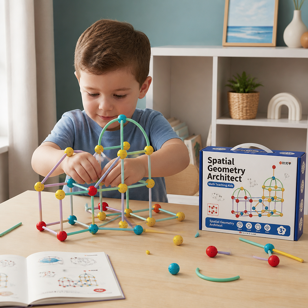 3D Geometry Building Kit – Educational Construction & Spatial Learning Toy