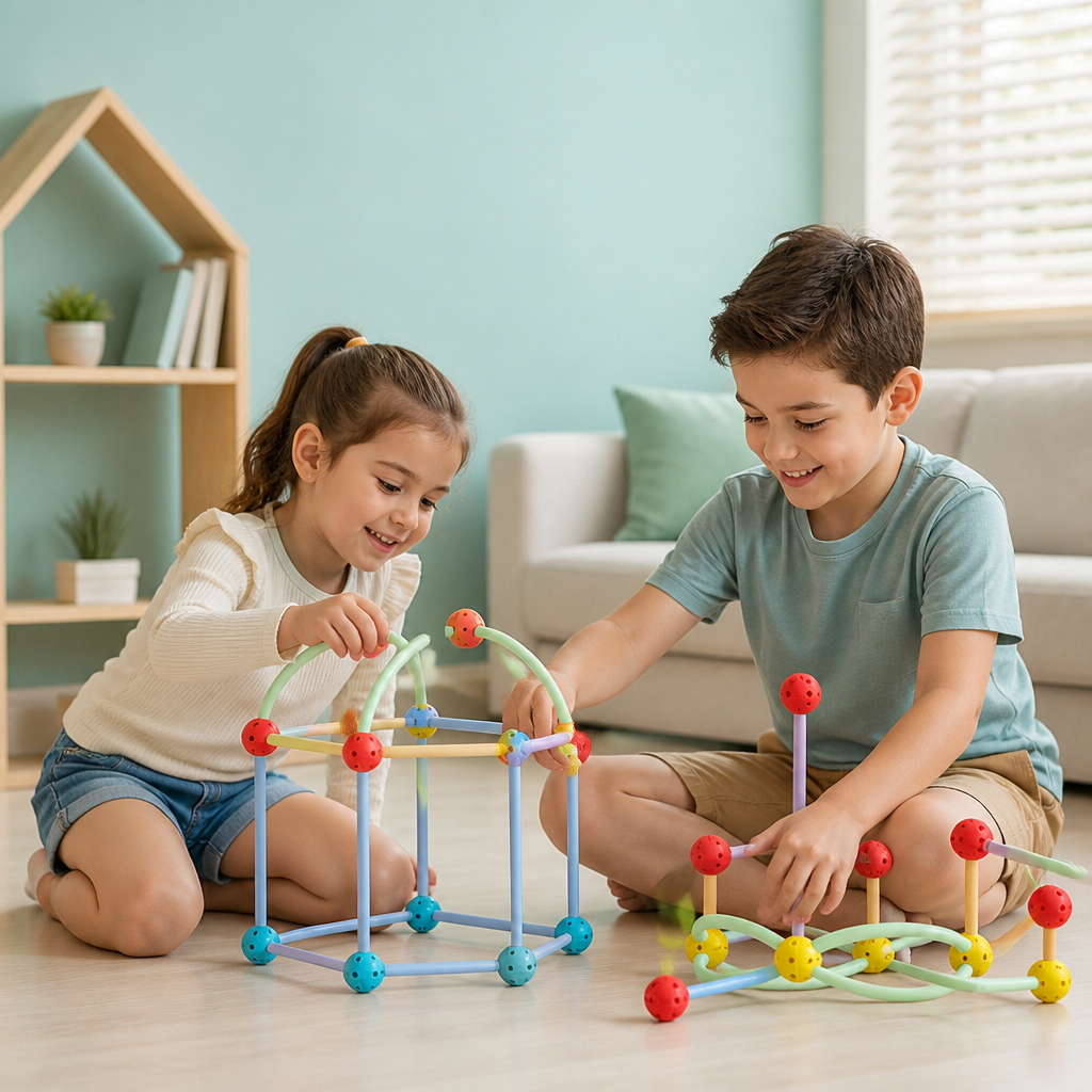 3D Geometry Building Kit – Educational Construction & Spatial Learning Toy