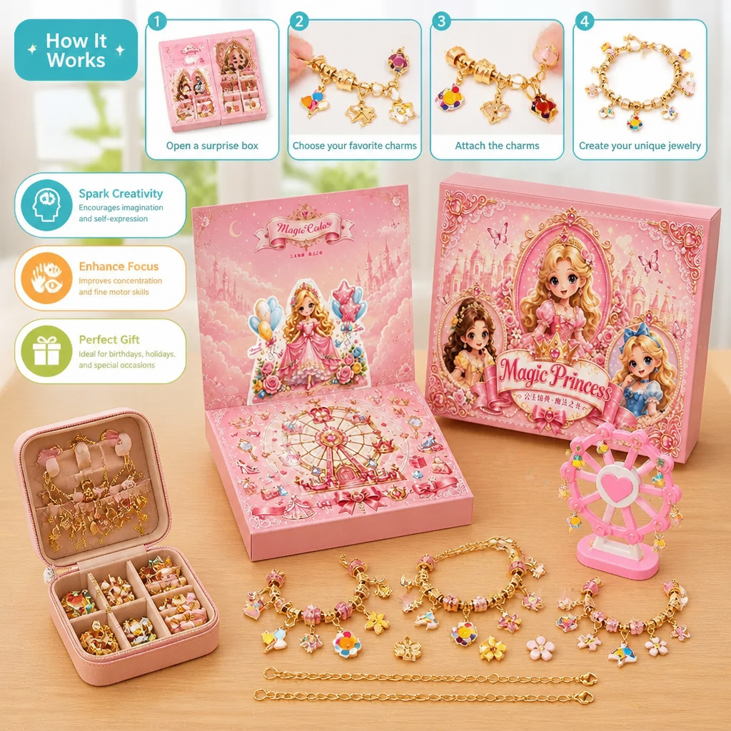 Princess DIY Jewelry & Bracelet Making Advent Calendar