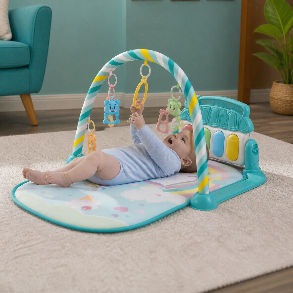 Musical Baby Pedal Piano for Limbs Coordination and Visual & Auditory Training