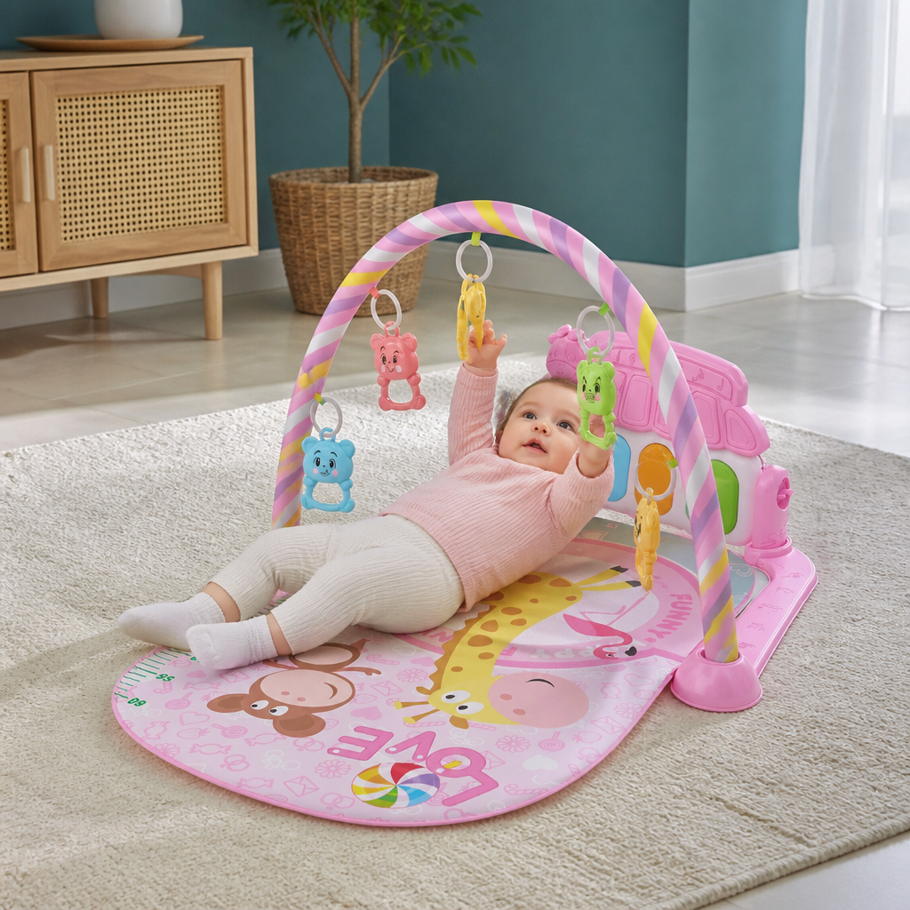Musical Baby Pedal Piano for Limbs Coordination and Visual & Auditory Training