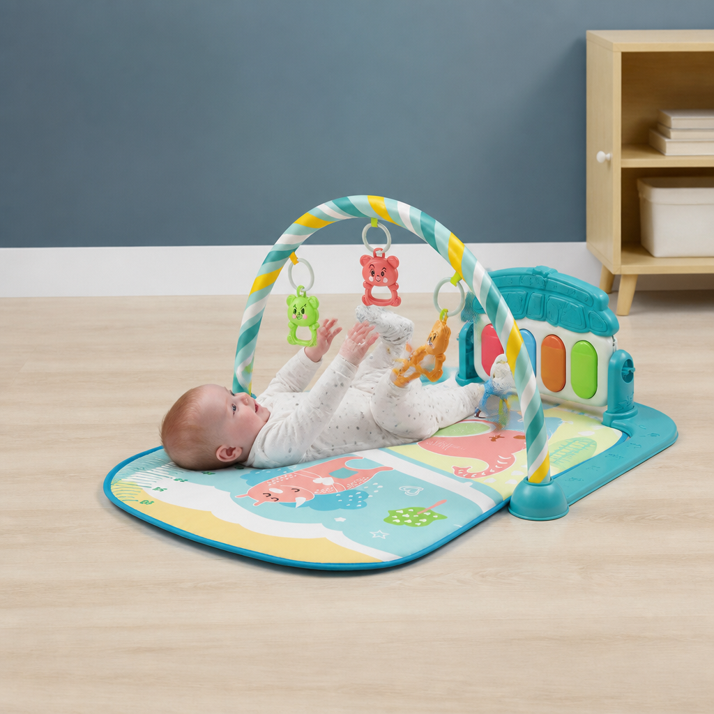 Musical Baby Pedal Piano for Limbs Coordination and Visual & Auditory Training