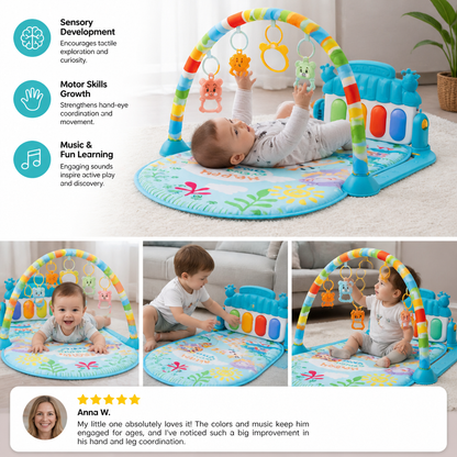 Musical Baby Pedal Piano for Limbs Coordination and Visual & Auditory Training