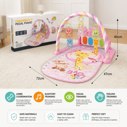 Musical Baby Pedal Piano for Limbs Coordination and Visual & Auditory Training