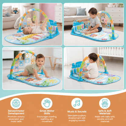 Musical Baby Pedal Piano for Limbs Coordination and Visual & Auditory Training