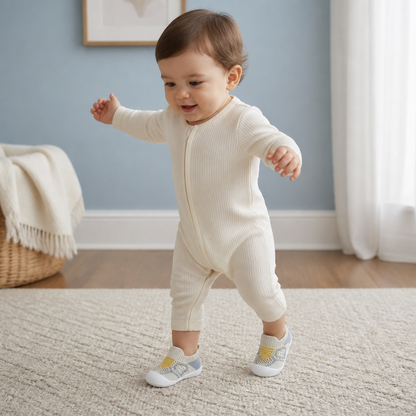 Soft Knit Anti-Slip Baby Sock Shoes for First Steps