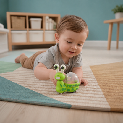 3-in-1 Moving Snail Toy with Basketball Hoop & Telescopic Eyes