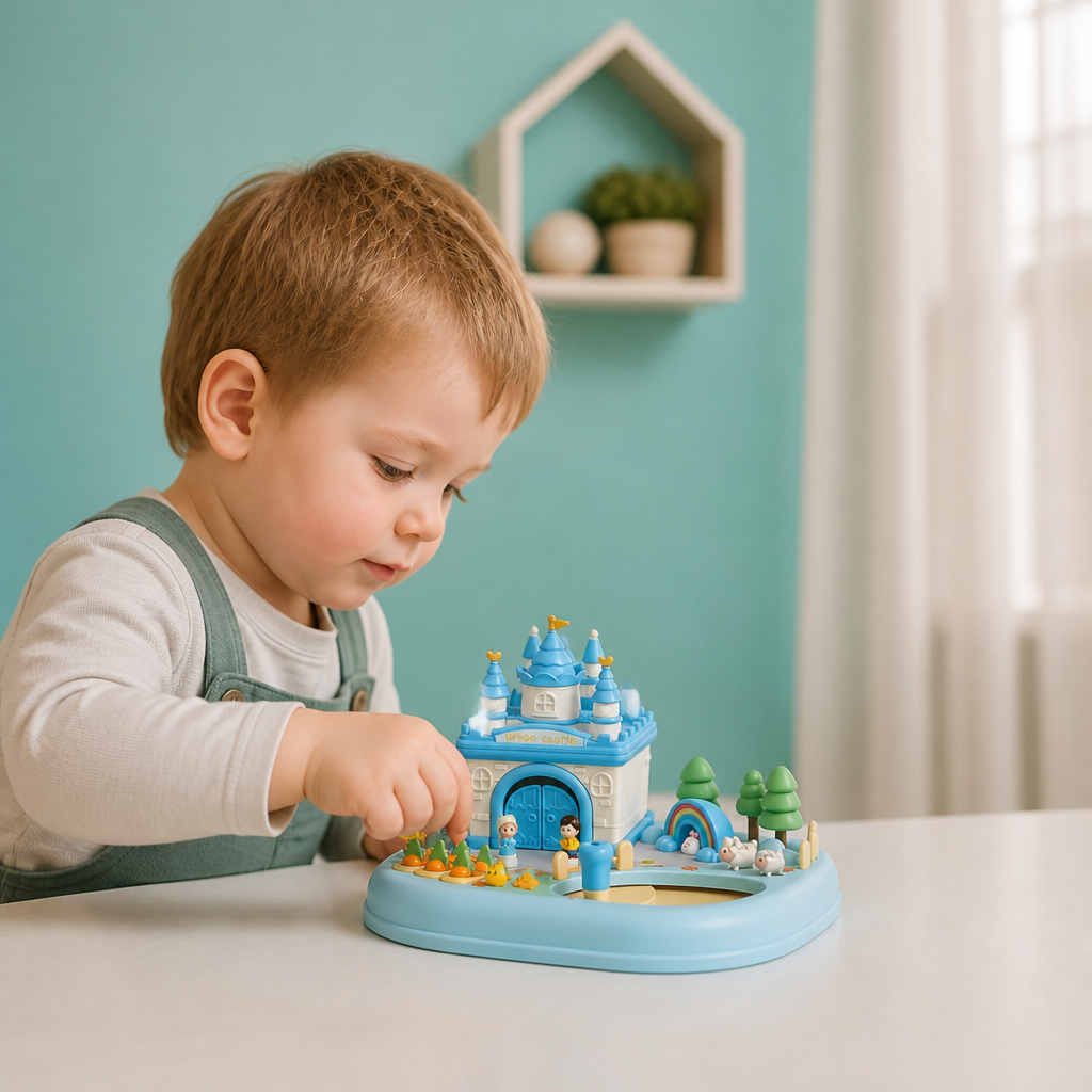 Magnetic Dream Castle & Garden Playset for Kids