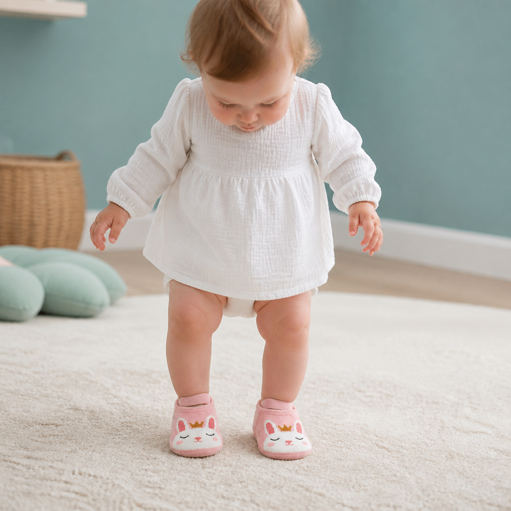 Non-Slip Cartoon Sock Shoes for Babies & Toddlers