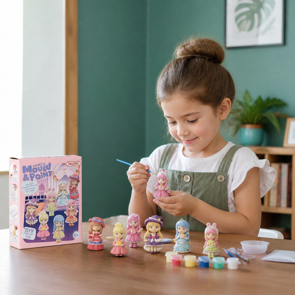 DIY Animal Plaster Painting Kit – Mold, Paint & Create Craft Set for Kids