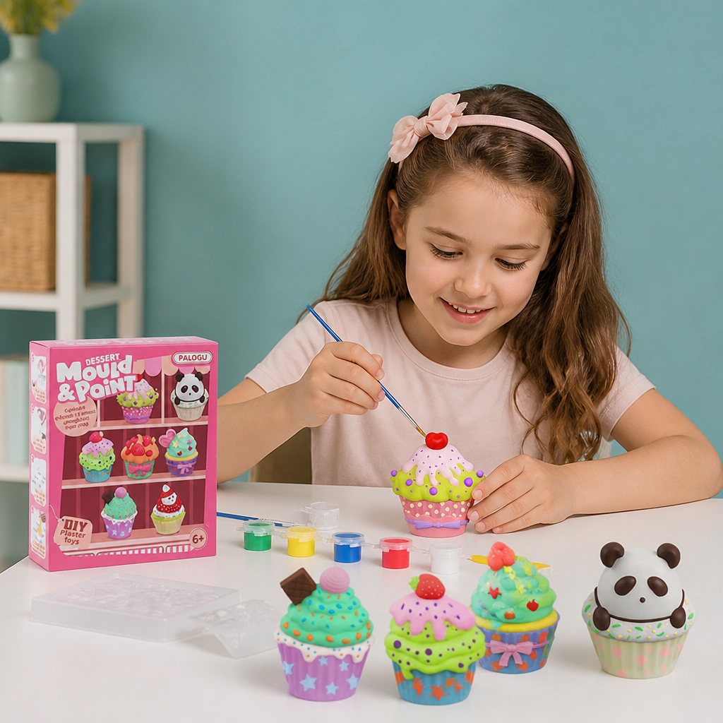 DIY Animal Plaster Painting Kit – Mold, Paint & Create Craft Set for Kids