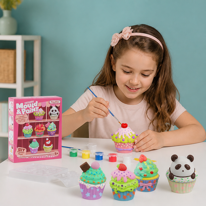 DIY Animal Plaster Painting Kit – Mold, Paint & Create Craft Set for Kids