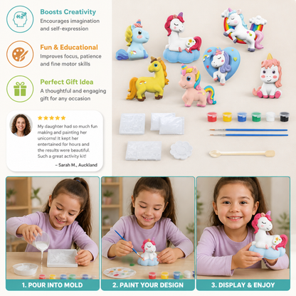 DIY Animal Plaster Painting Kit – Mold, Paint & Create Craft Set for Kids