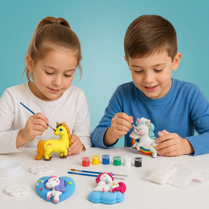 DIY Animal Plaster Painting Kit – Mold, Paint & Create Craft Set for Kids
