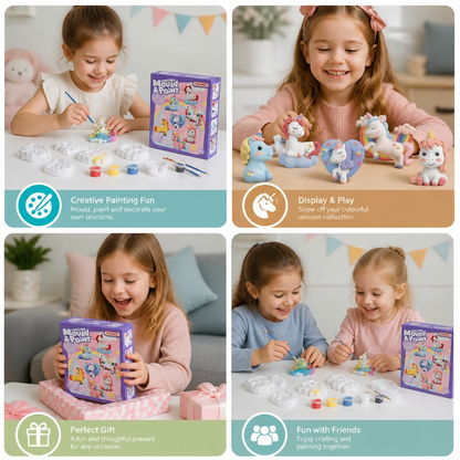 DIY Animal Plaster Painting Kit – Mold, Paint & Create Craft Set for Kids