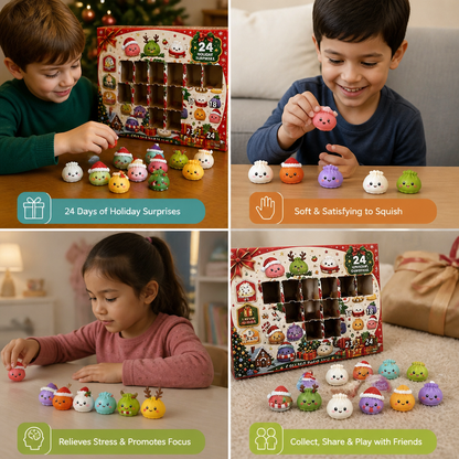 Mini Dumpling Squishy Toy Advent Calendar