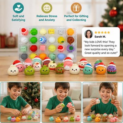 Mini Dumpling Squishy Toy Advent Calendar