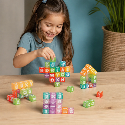 40-Piece Magnetic Letters & Numbers Learning Set – Montessori STEM Toy for Kids