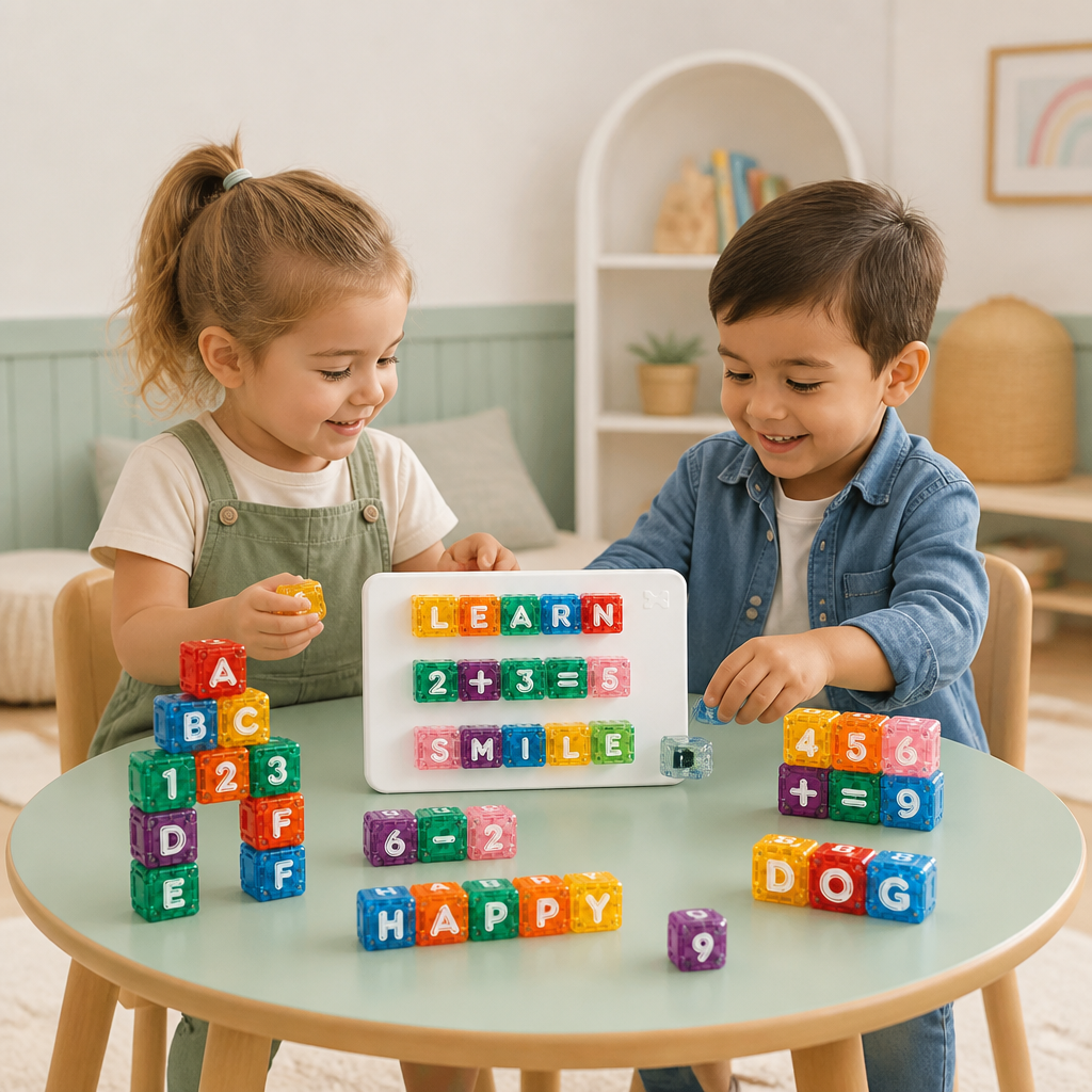 40-Piece Magnetic Letters & Numbers Learning Set – Montessori STEM Toy for Kids