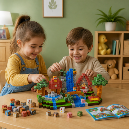 100-Piece Magnetic Building Cube Set – Montessori STEM Construction Toy for Kids