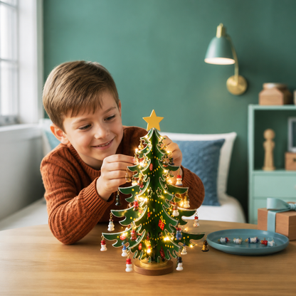 24-Day Mini Christmas Tree Ornament Advent Calendar for Kids