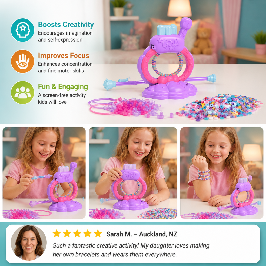 DIY Bracelet Making Machine Kit for Girls