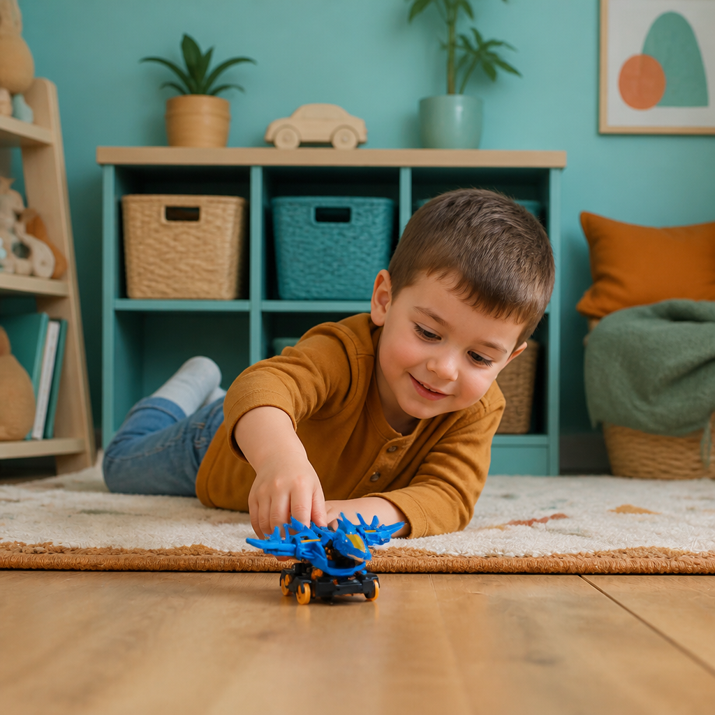 Jumping Transforming Racing Car Toy