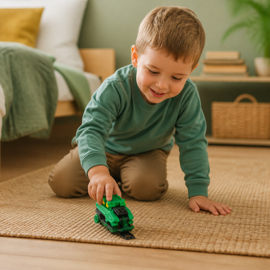 Jumping Transforming Racing Car Toy