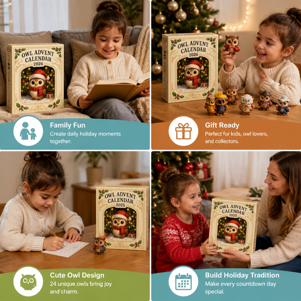 24-Day Owl Advent Calendar