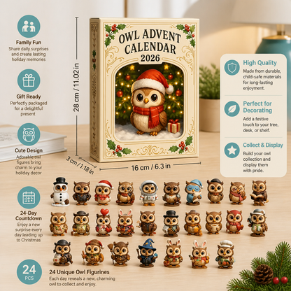 24-Day Owl Advent Calendar